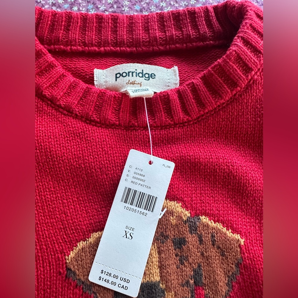 Jolene pullover sweater with Dog Graphic - Picture 5 of 6